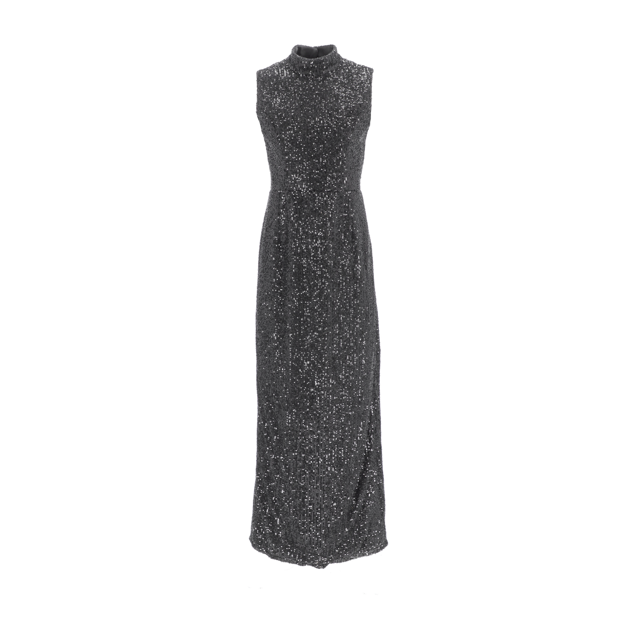 Black sparkly woman dress